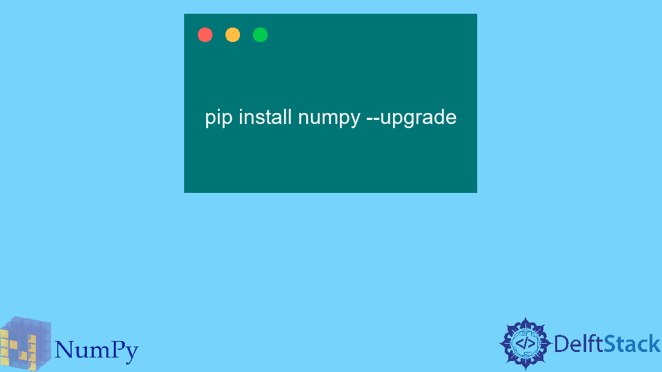 Actualizar Python NumPy