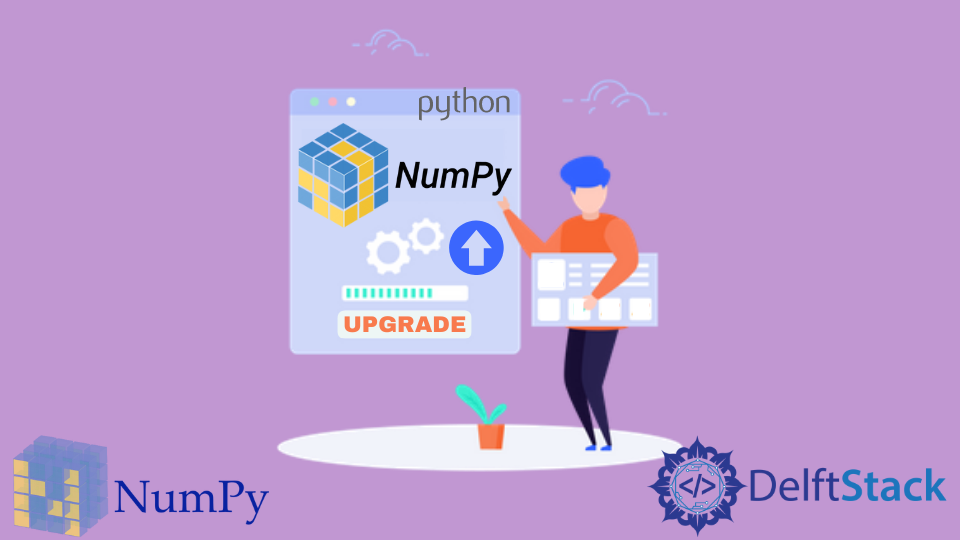 Aktualisieren Sie Python NumPy