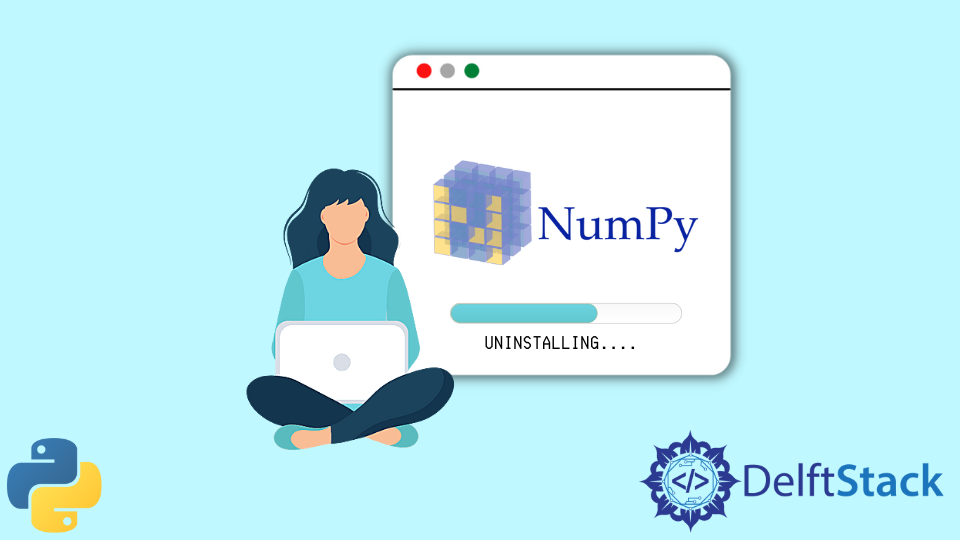 Uninstall Python NumPy