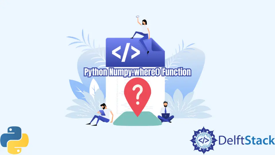 Función Python Numpy.where()