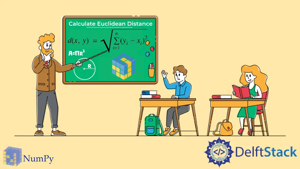 Calcule a distância euclidiana em Python