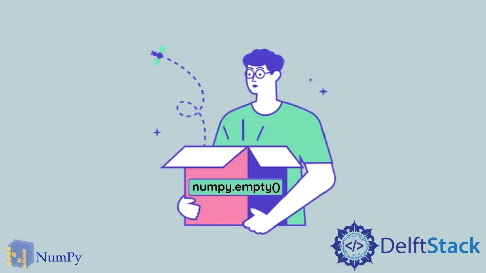 Crear un array vacío de NumPy