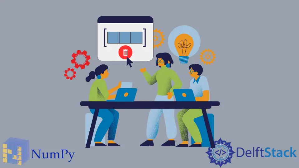 Rimuovi elementi dall'array in NumPy