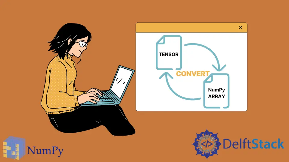 Python에서 Tensor를 NumPy 배열로 변환