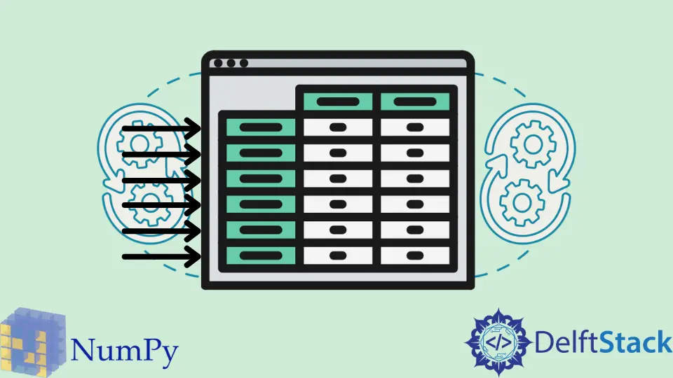 Ottieni il numero di righe in NumPy