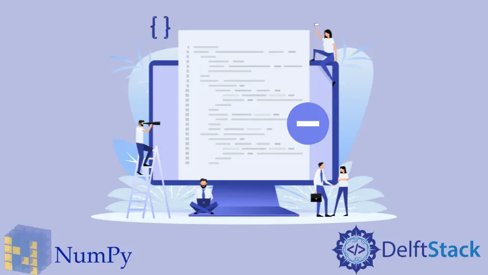 Subtração NumPy Matrix