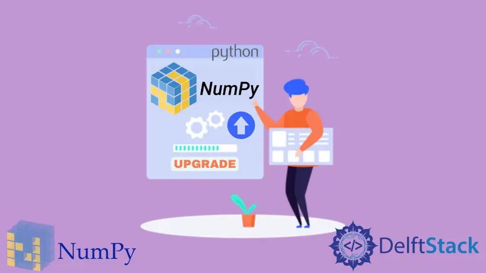 Actualizar Python NumPy