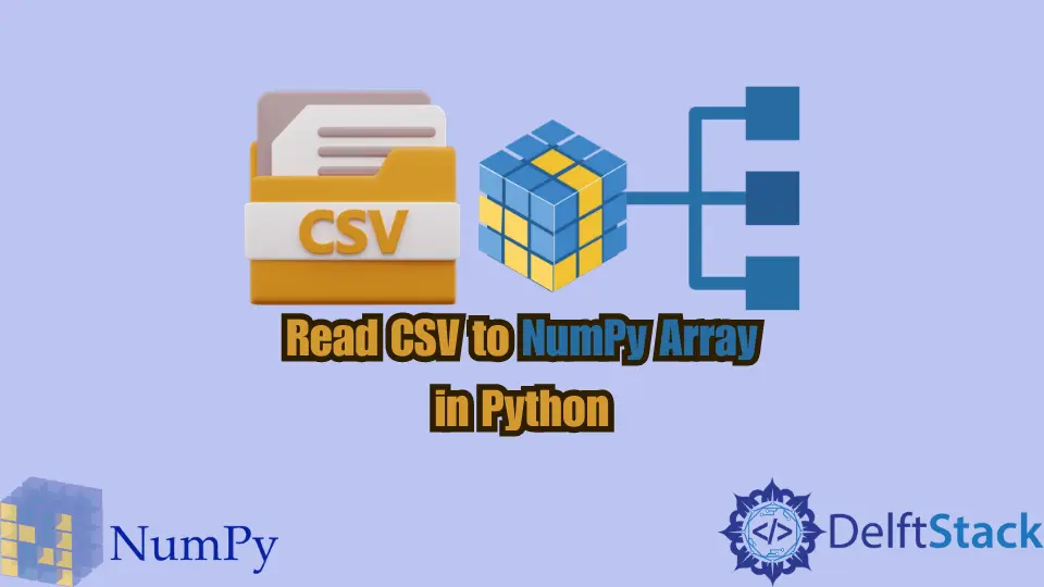 Leggi CSV in NumPy Array in Python