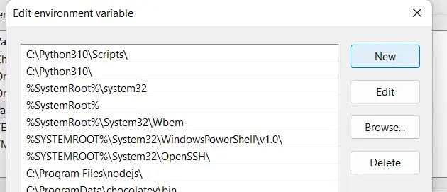 Ajouter le chemin PHP à la variable d&rsquo;environnement