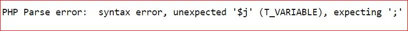 PHP error display capture 1