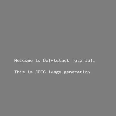 使用 GD 庫在 PHP 中生成 JPEG 影象