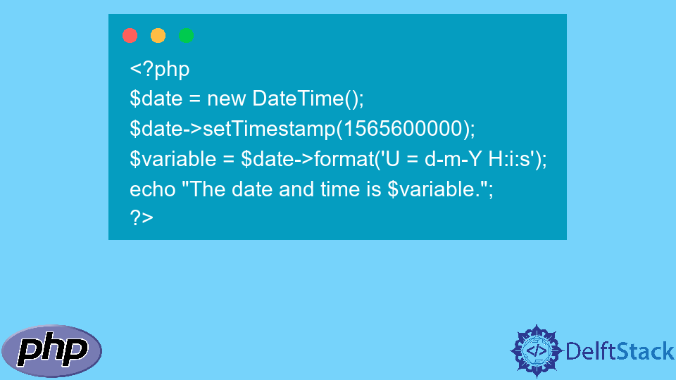 Cómo convertir una marca de tiempo en una fecha u hora legible en PHP