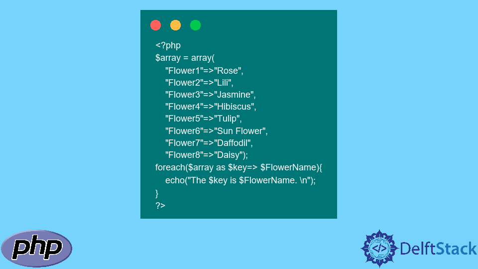 Loop Through an Array in PHP