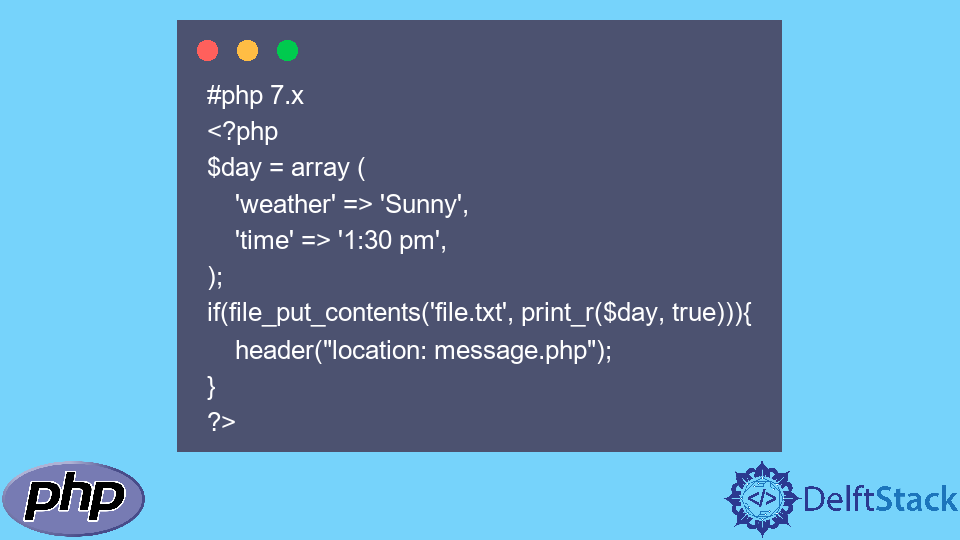 The Header Location in PHP