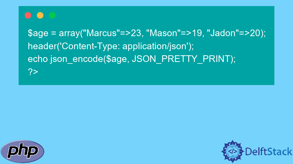 Pretty Print the JSON in PHP