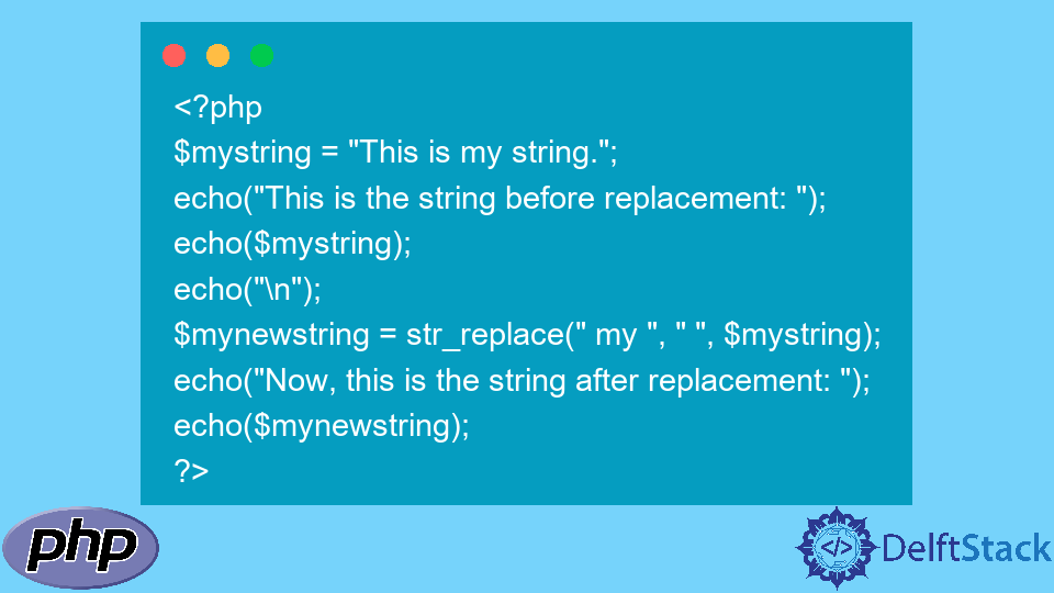 Replace String in PHP