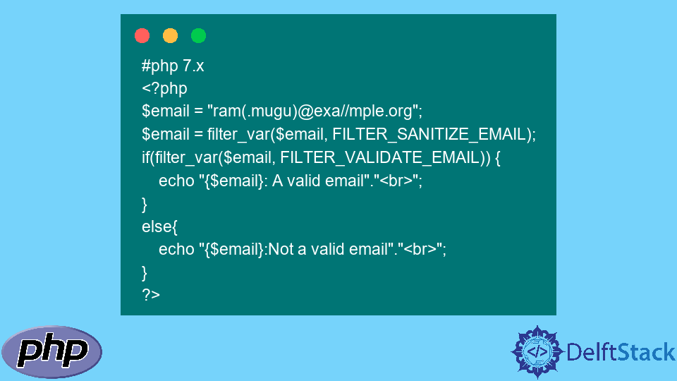 Проверить электронную почту в PHP