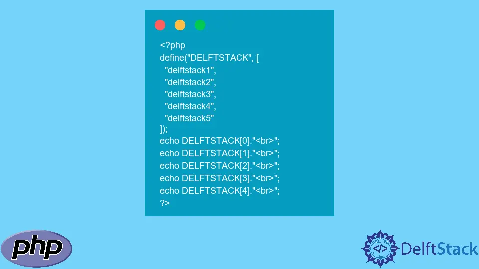 Constant Arrays in PHP