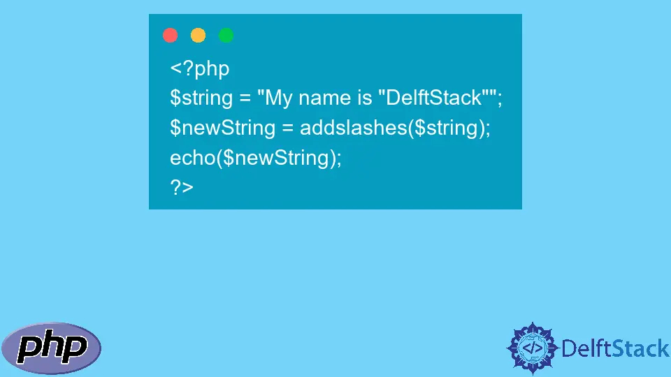 Fuga citazione in PHP