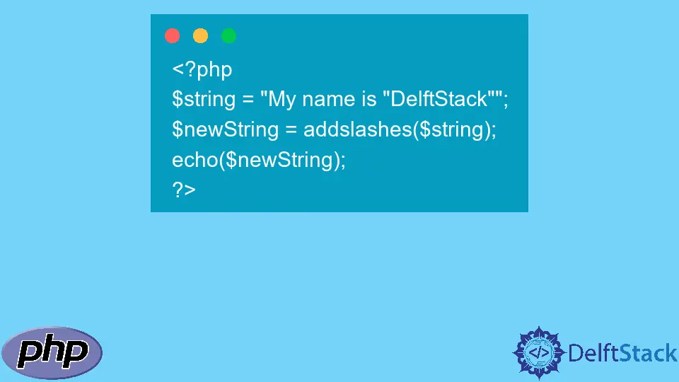 Citation d'évasion en PHP