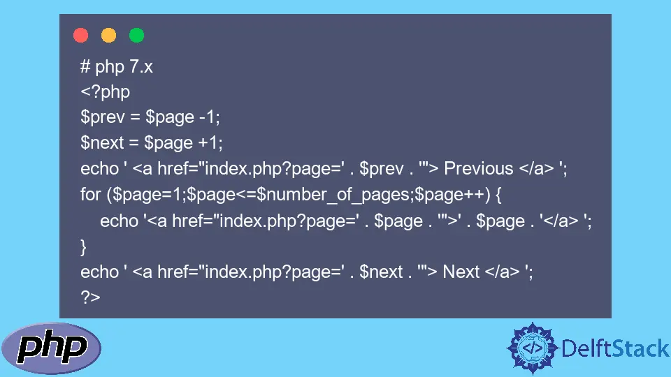 PHP Pagination