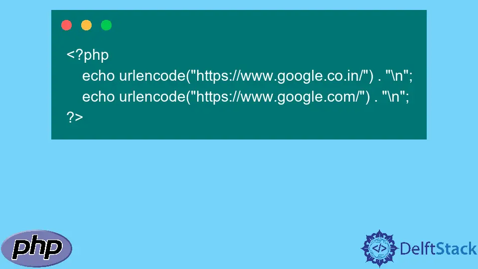 URL Encoding in PHP