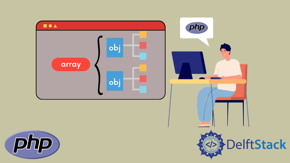 Create Array of Objects in PHP
