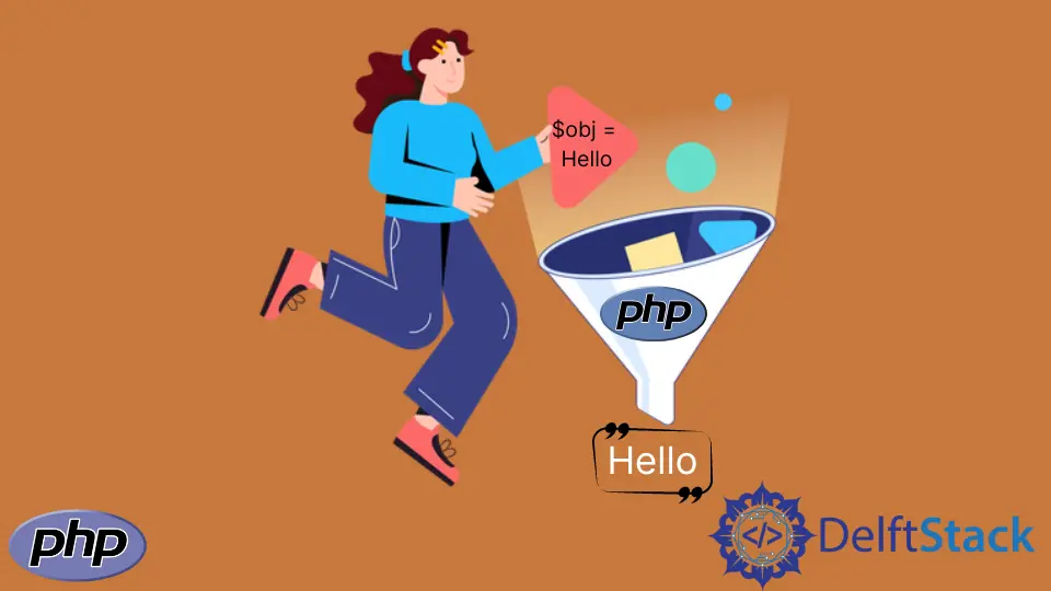 Convertir objeto a cadena en PHP