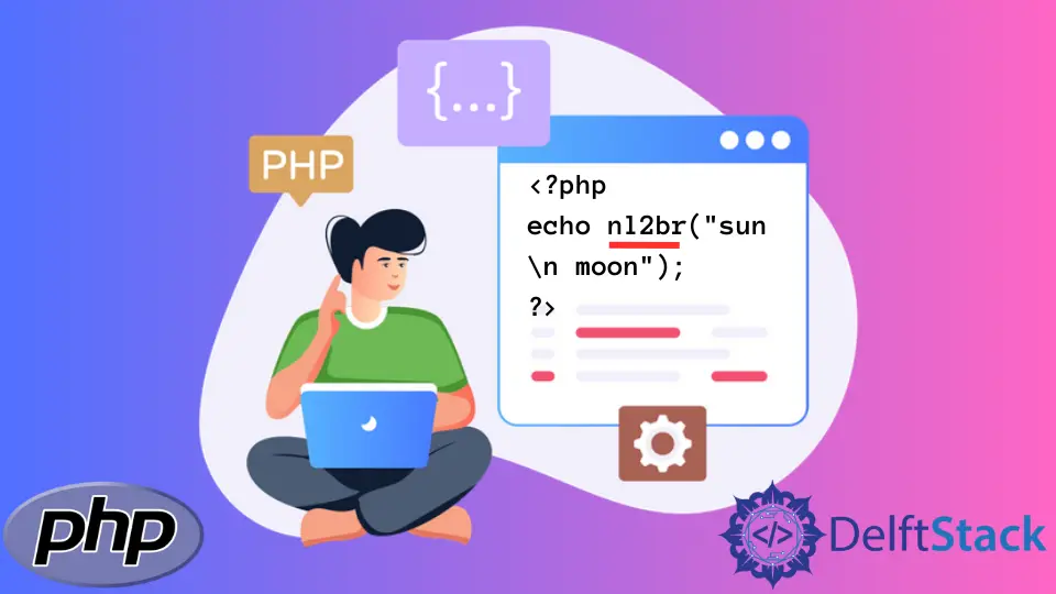 Aggiungi interruzione di riga in PHP