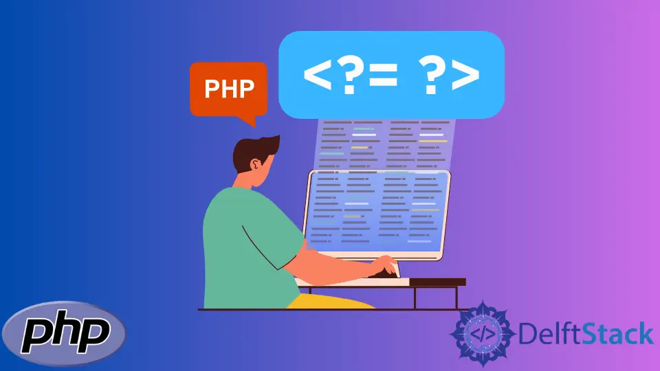 Verwendung von echo Shorthand in PHP