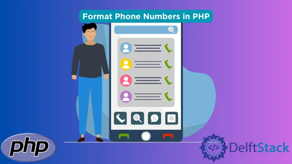 Telefonnummern in PHP formatieren