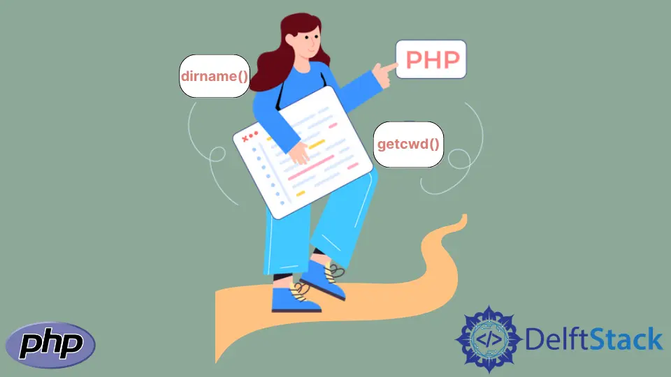 Obtener el nombre y la ruta del directorio actual en PHP