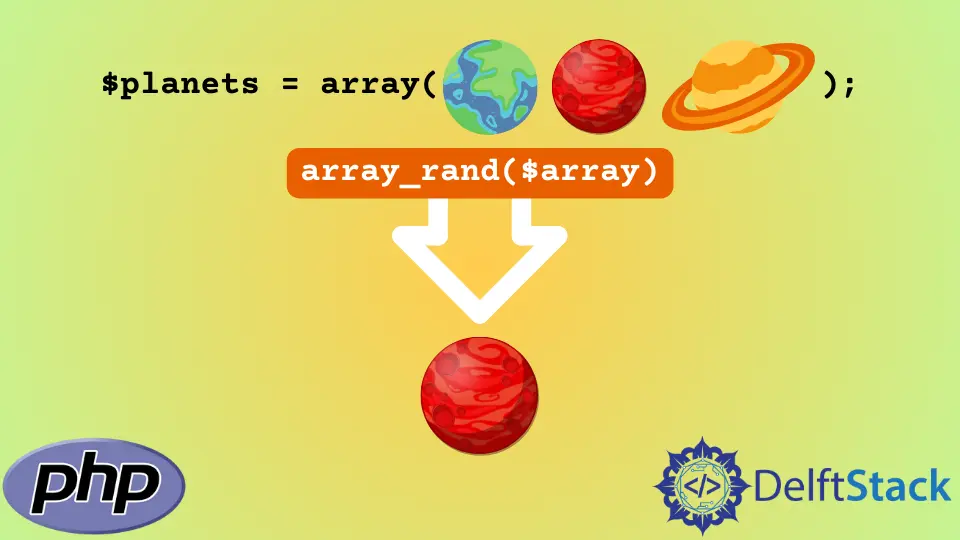 Holen Sie sich ein zufälliges Array-Element in PHP