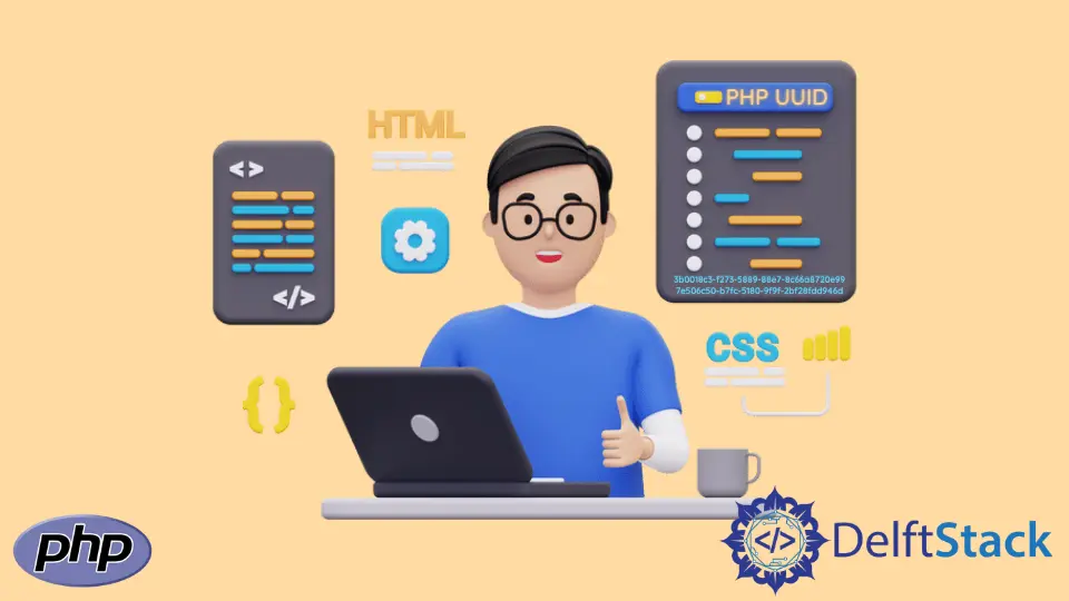 php create uuid v4
