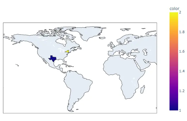 center point of choropleth map