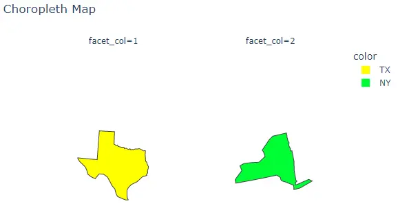 changing color of locations in choropleth map