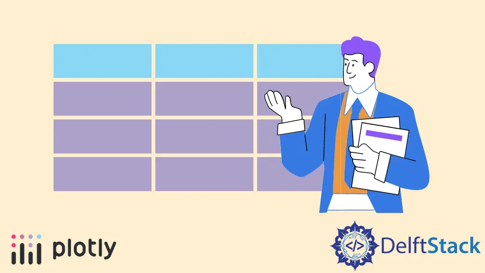 How to Plot Table in Plotly