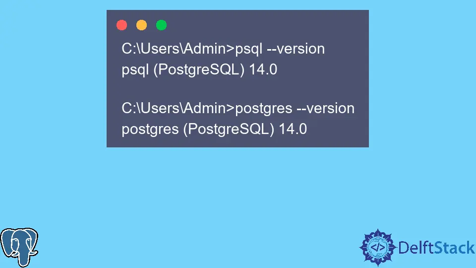 How to Check Version of Postgres