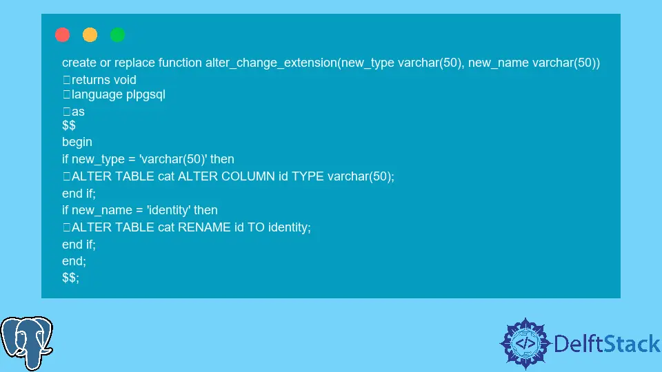 postgres alter view ... rename column