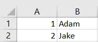 excel output - neat