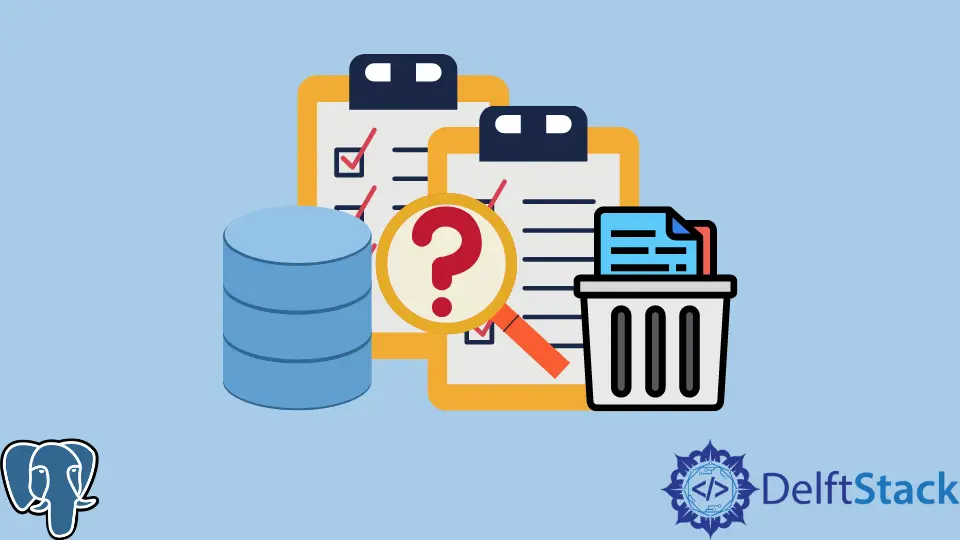 PostgreSQL의 데이터베이스에서 중복 레코드 찾기 및 삭제
