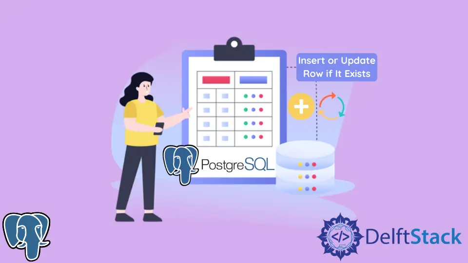 How to Insert or Update if Exists in PostgreSQL