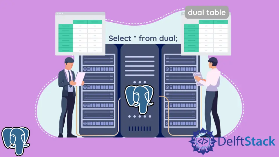 Wählen Sie From Dual in PostgreSQL aus