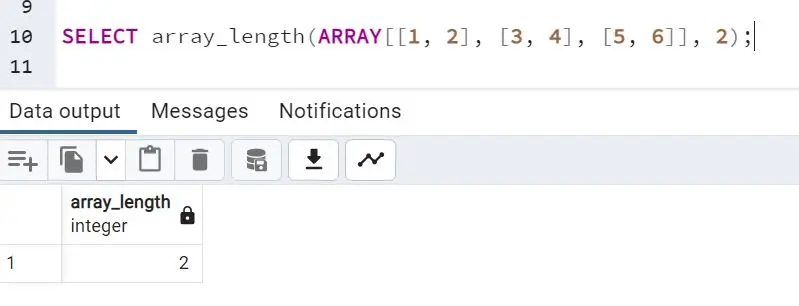 PostgreSQL Array Length - Example 4 Query 2