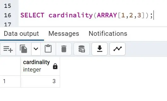 PostgreSQL Cardinality - Example 1