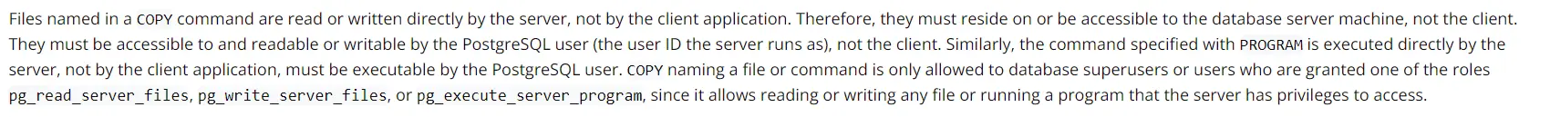 postgresql condition for copy