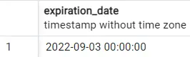 PostgreSQL DATEADD - Output 7