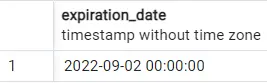 PostgreSQL DATEADD - 出力 11