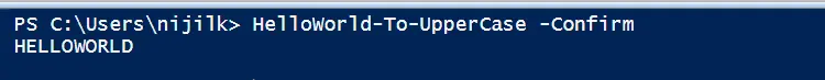 CmdletBinding con il metodo ShouldContinue 2