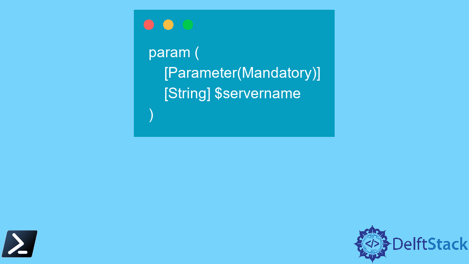Different Parameters in PowerShell